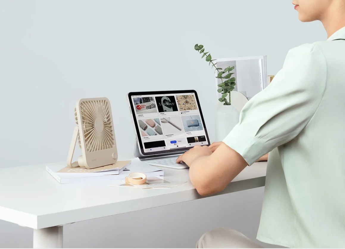 Sleek Desk Fan