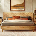 Estructura de cama con cabecero Acacia Elara - Diseño elegante y duradero