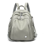Large Capacity Soft Leather Student Backpack Trendy Travel Bag