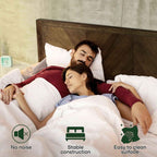 Acacia Solid Wood Bed Frame - Alander Deluxe Platform Bed