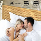 Acacia Elara Platform Bed Frame with Headboard - Stylish and Durable Design