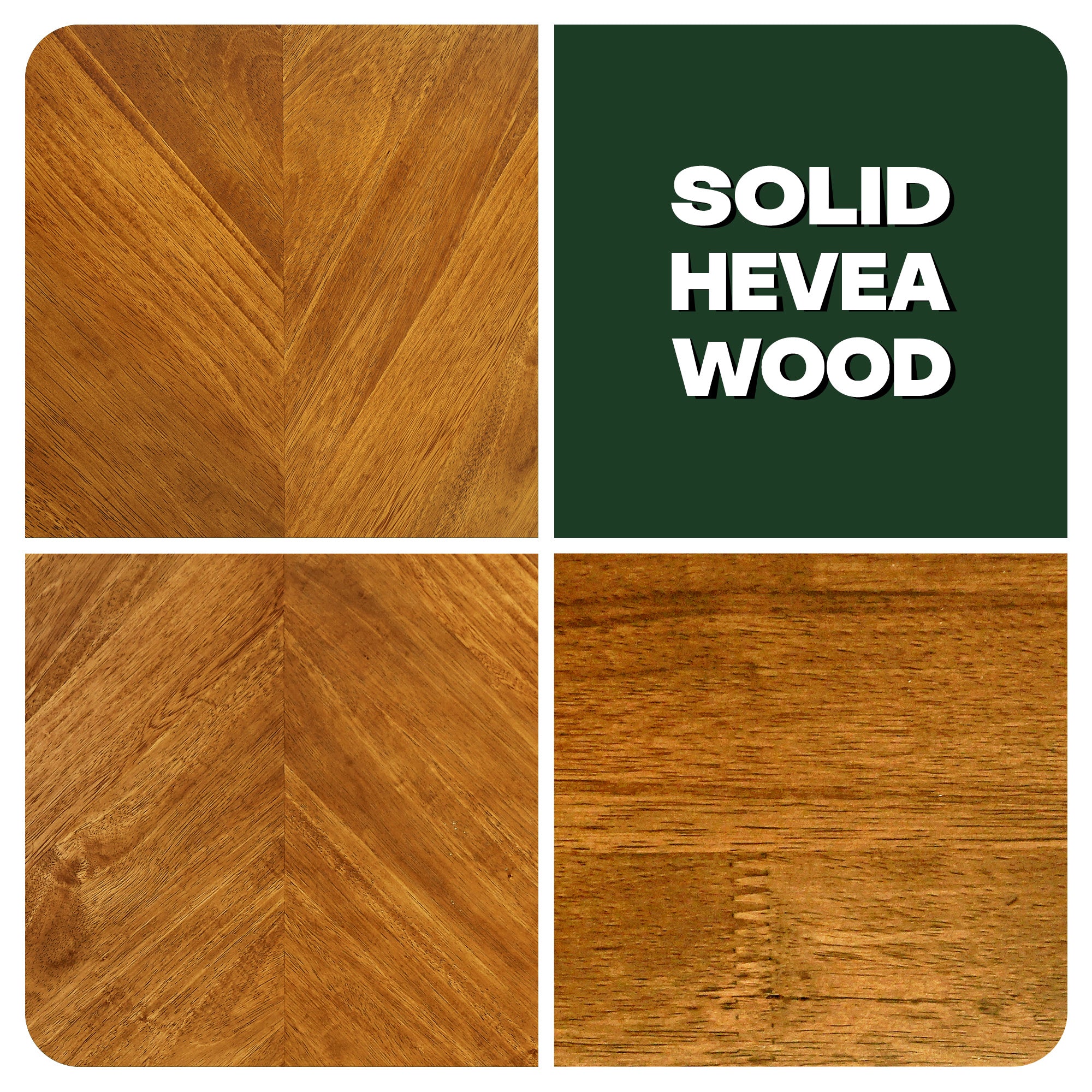 Acacia Solid Wood Bed Frame - Alander Deluxe Platform Bed