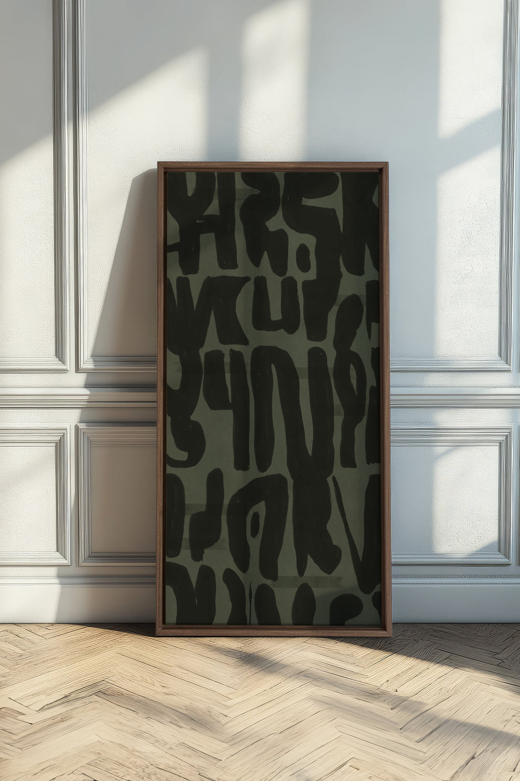 WILD SCRIPT, Obra de Arte en Lienzo Estirado