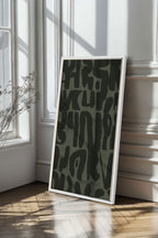 WILD SCRIPT, Obra de Arte en Lienzo Estirado