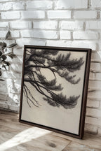 WINDSWEPT PINES, Stretched Canvas Artwork