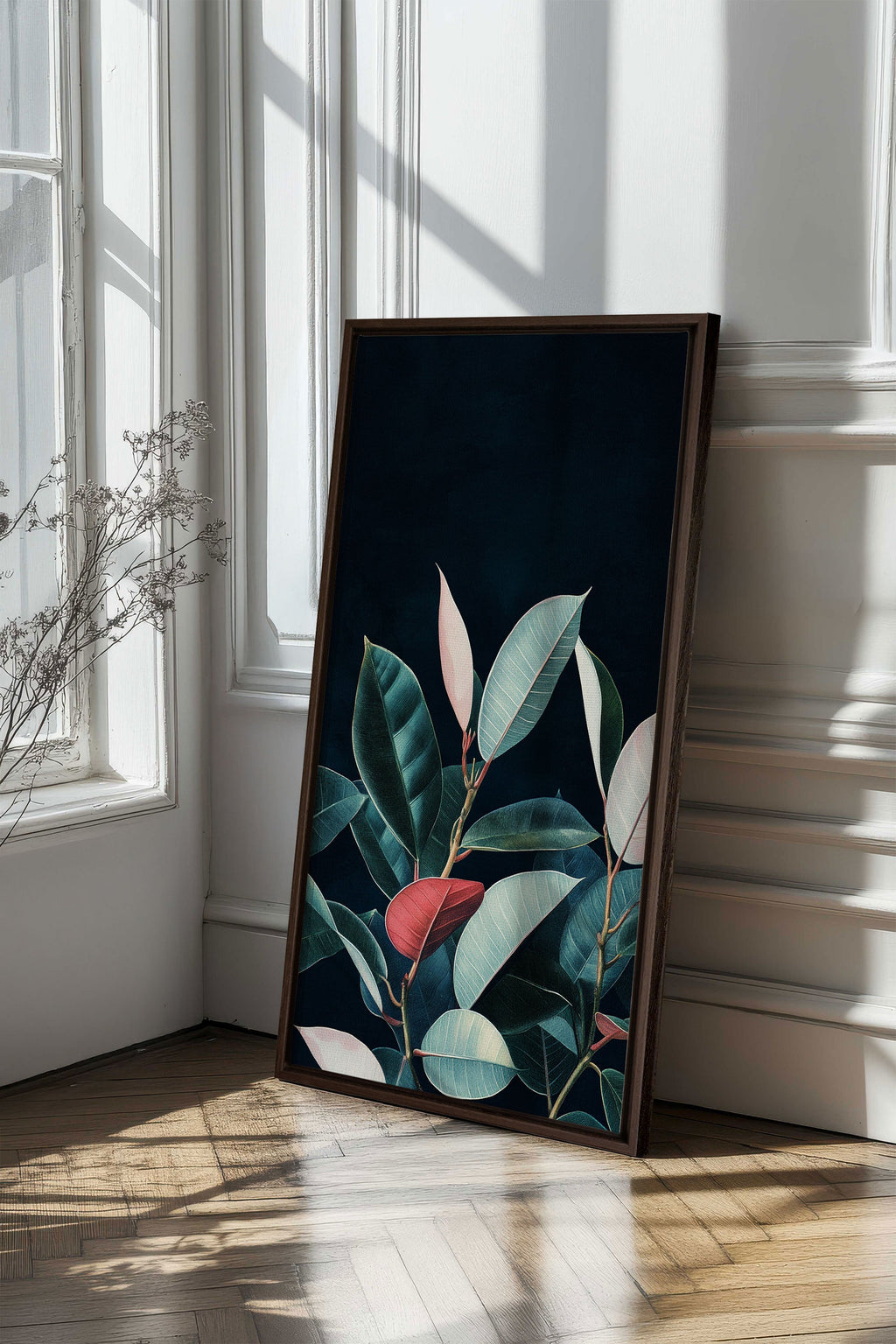 FEUILLAGE NOCTURNE, Stretched Canvas Artwork
