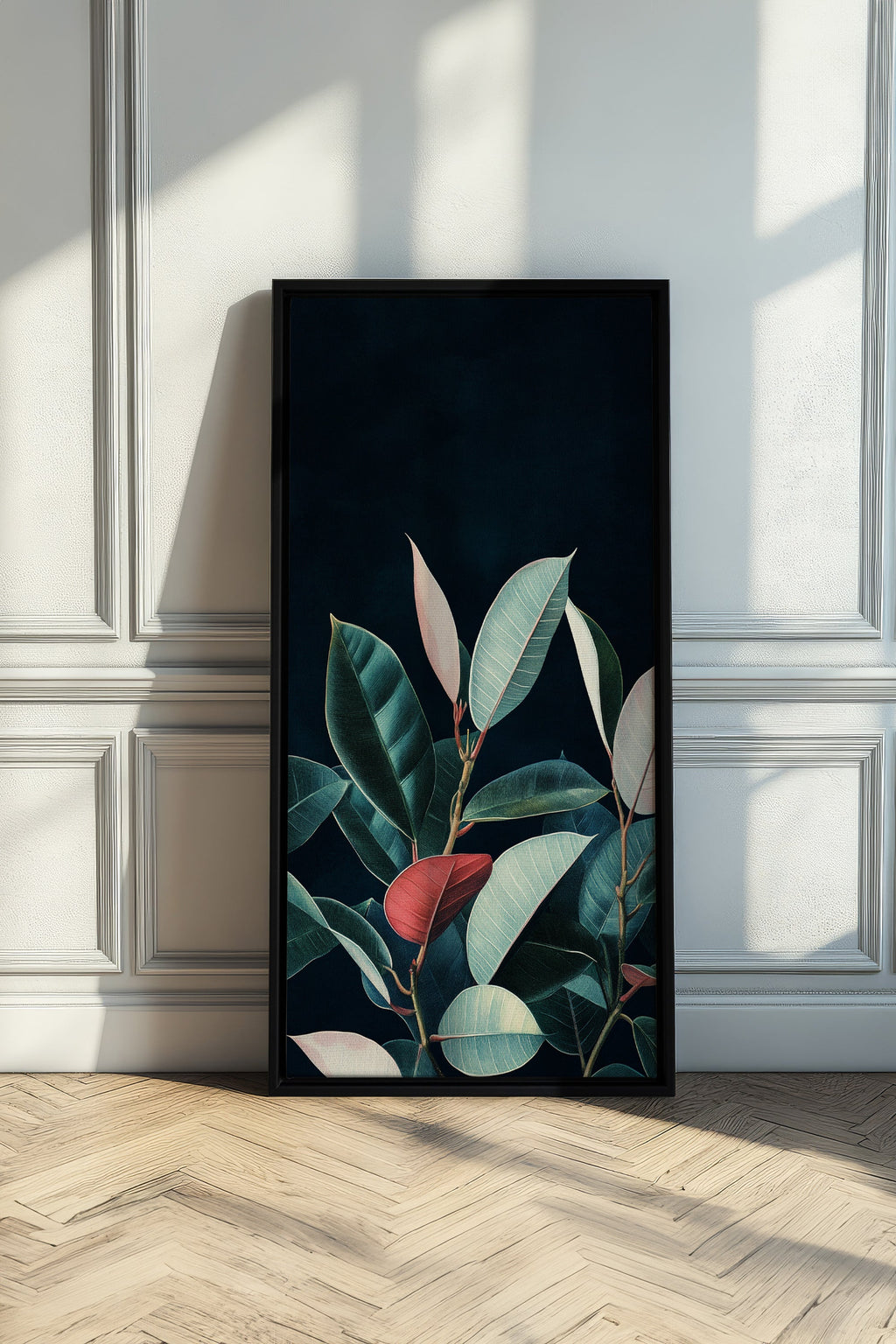 FEUILLAGE NOCTURNE, Stretched Canvas Artwork