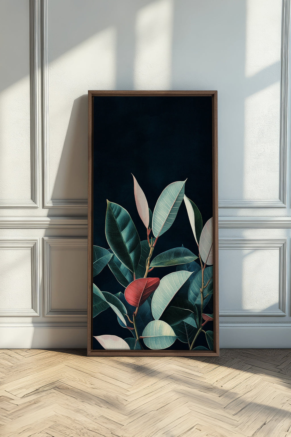 FEUILLAGE NOCTURNE, Stretched Canvas Artwork