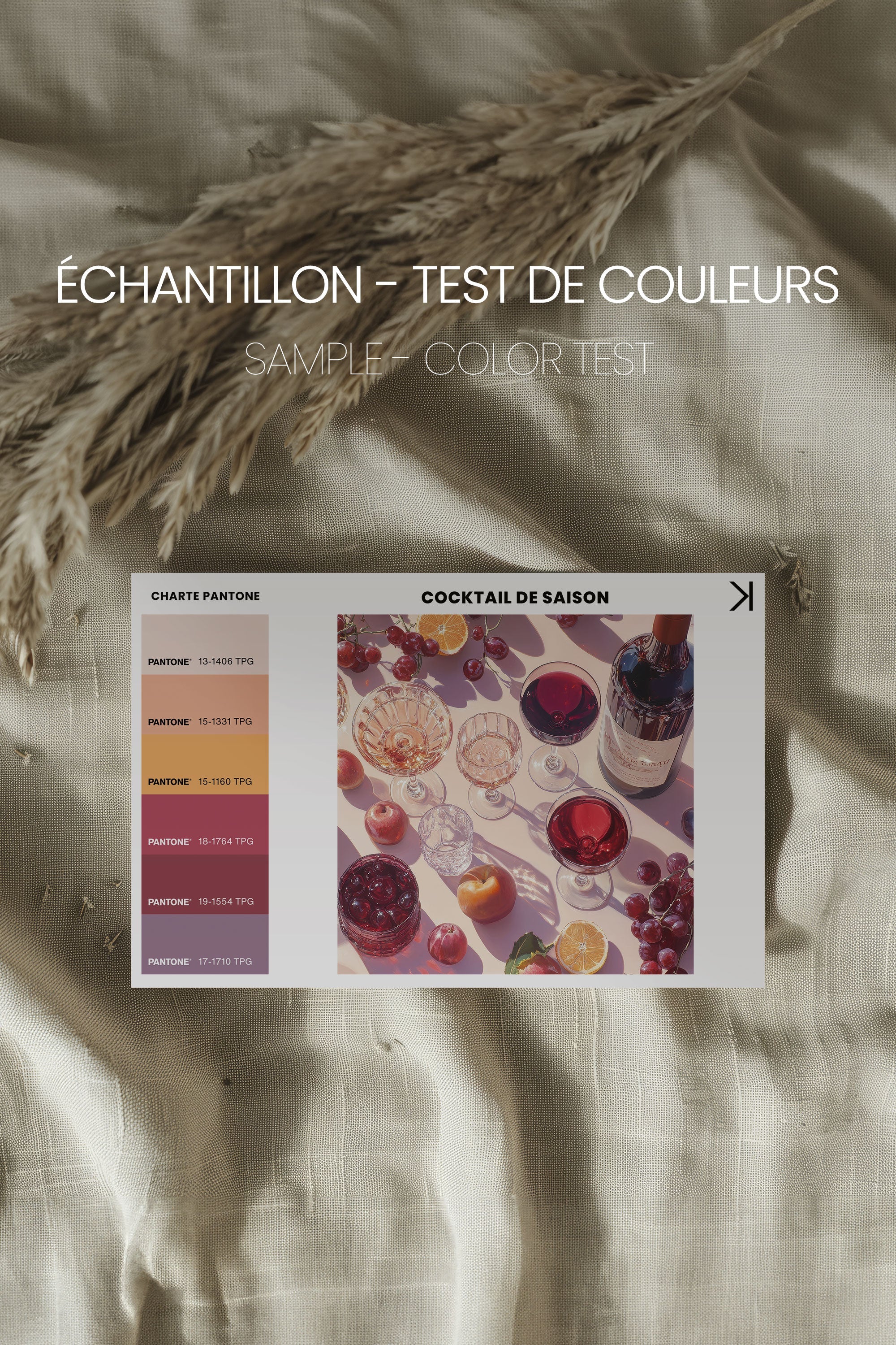 COCKTAIL DE SAISON, Stretched Canvas Artwork