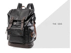 Men's Pleather Backpack – Black