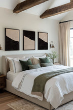 LUXE TRIO Stretched Canvas Artwork x3