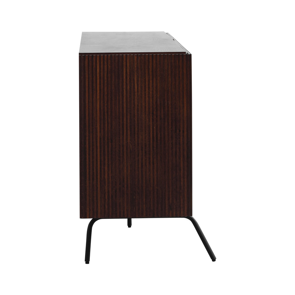 VEIL Sideboard 3 Doors DARK WALNUT