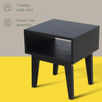 Acacia Serena Solid Wood Nightstand - Elegant and Durable Bedside Storage