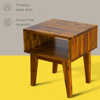 Acacia Serena Solid Wood Nightstand - Elegant and Durable Bedside Storage