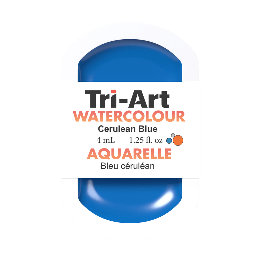 Tri-Art Water Colours - Cerulean Blue