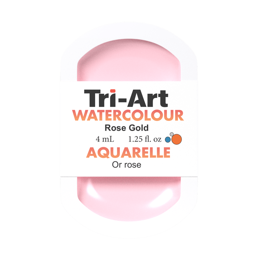 Aquarelles Tri-Art - Or rose