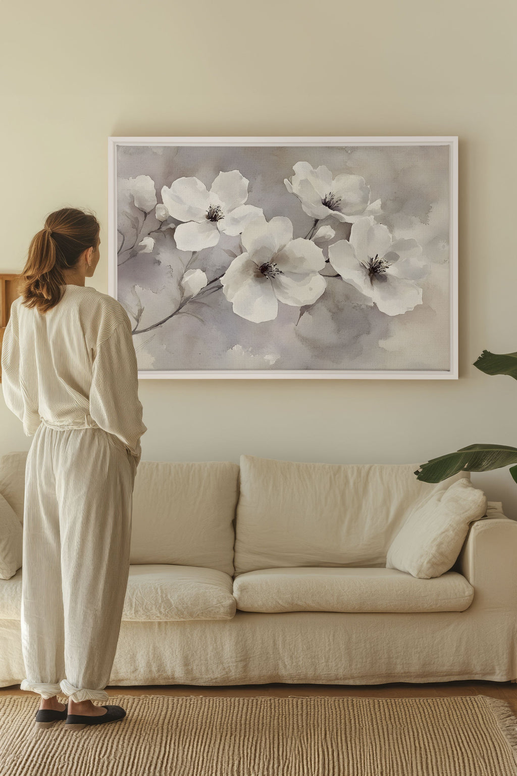 CLOUDED Groom, Stretched Canvas Artwork