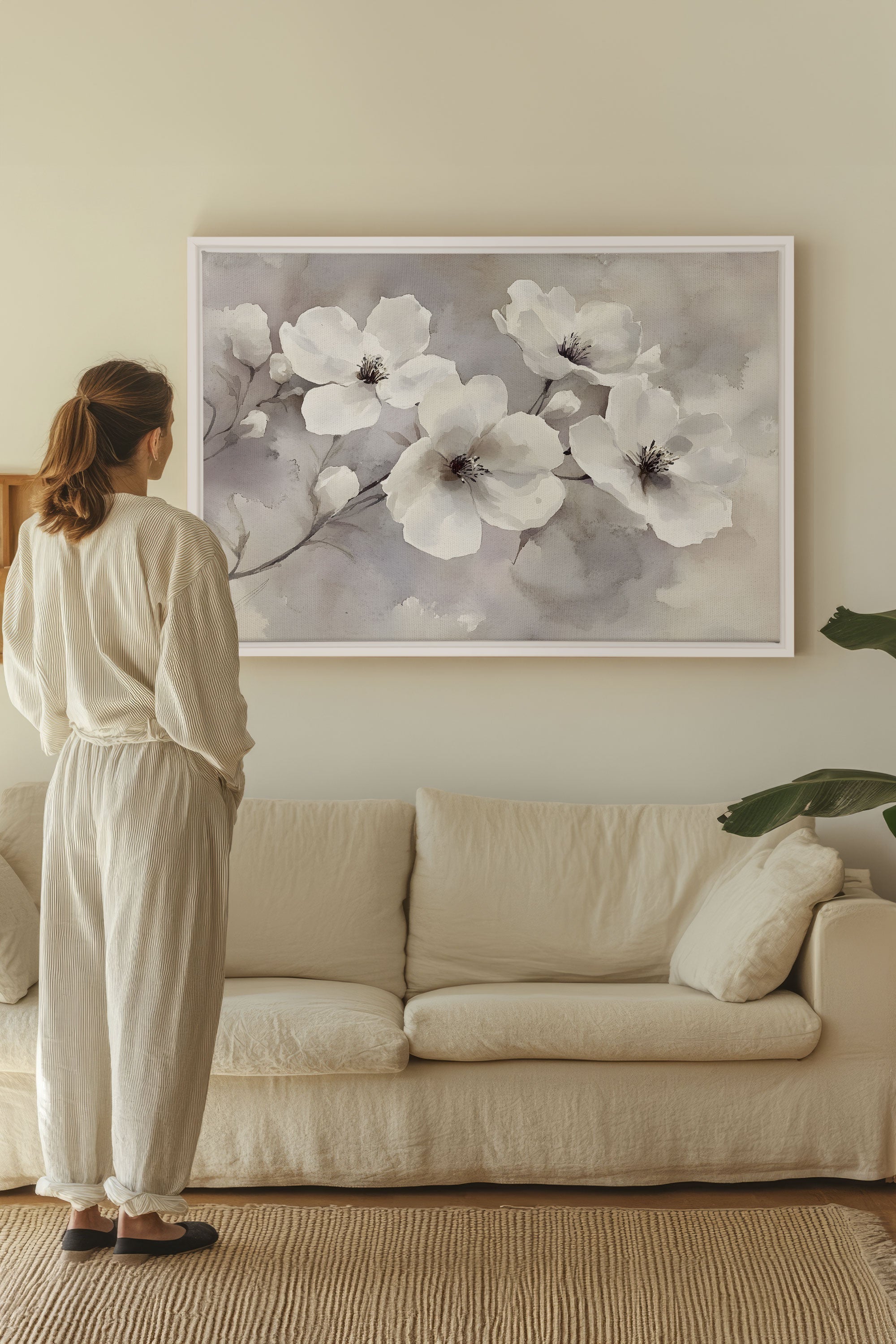 CLOUDED Groom, Stretched Canvas Artwork