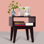 Acacia Serena Solid Wood Nightstand - Elegant and Durable Bedside Storage