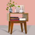 Acacia Serena Solid Wood Nightstand - Elegant and Durable Bedside Storage