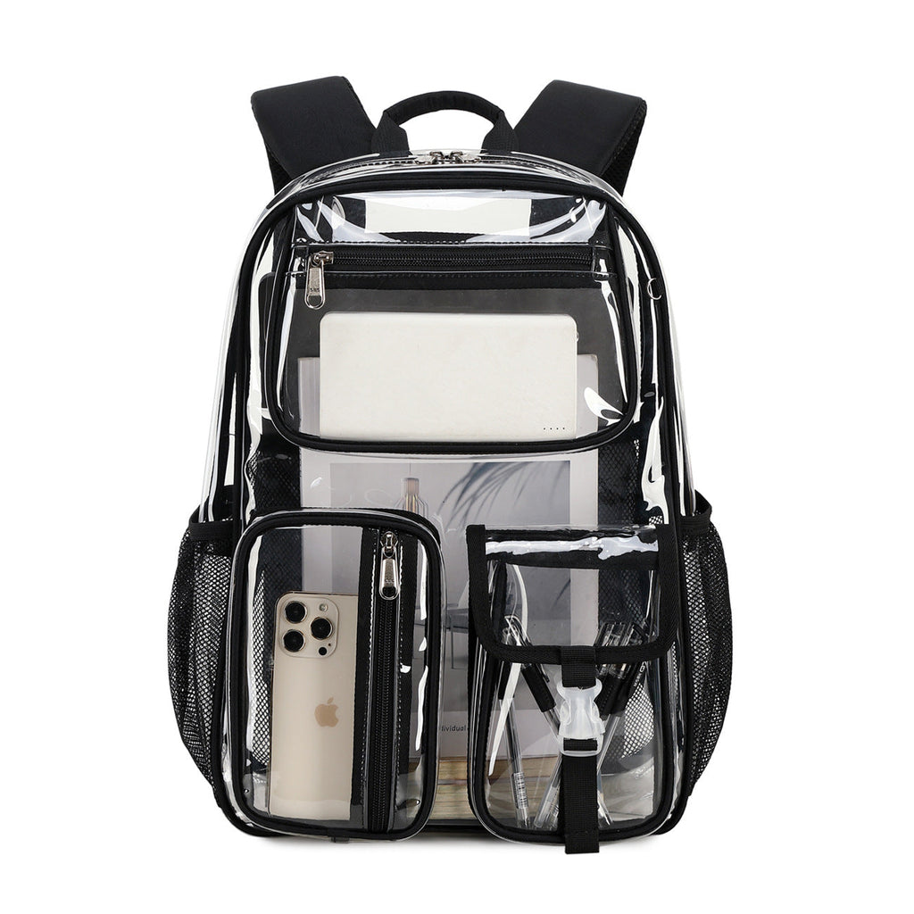Clear Transparent Backpack – Large Capacity
