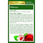 Traditional Medicinals - Organic Hibiscus Herbal Tea (Pack of 6) - Fair Trade Ingredients - Tart, Tangy and Fruity - 96 Tea Bags Total
