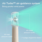 JISULIFE Handheld Turbo Fan [16H Max Cooling Time] Mini Portable Hand, 4000mAh USB Rechargeable Personal, Battery Operated Small Pocket Fan with 5 Speeds for Travel/Outdoor/Home/Office - Brown 🍁 All In One Marketplace Canada