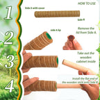 Moss Pole Plant Support Monstera - 5 Pack Coco Coir Moss Stick Plants Climber Support Indoor Monstera Stake for Climbing Plants Live House Potted, Vine, Pothos, Philodendron to Grow Upwards