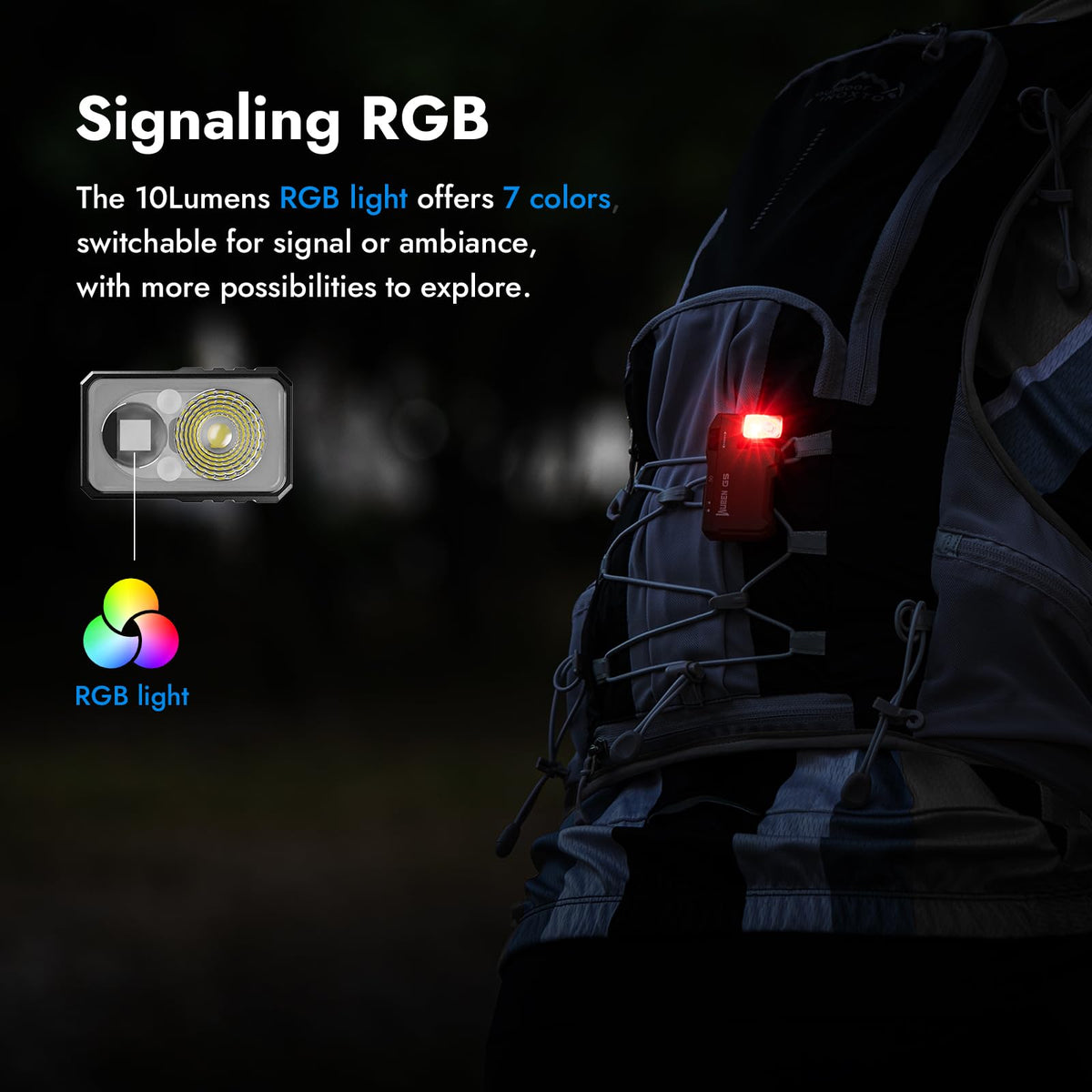 WUBEN G5 Flashlight Rechargeable, Mini EDC Flashlight Camping, Torch Light