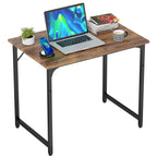 BestOffice Computer Desk,Home Office Desk Writing Study Table Modern Simple Style PC Desk with Metal Frame for Home Office