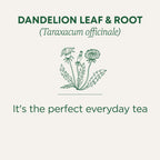 Traditional Medicinals - Organic Dandelion Leaf and Root Herbal Tea (Pack of 6) - 96 Tea Bags Total