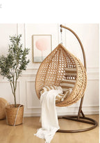 ARDYNAMIC AMARA EGG SWING CHAIR LIGHT BROWN