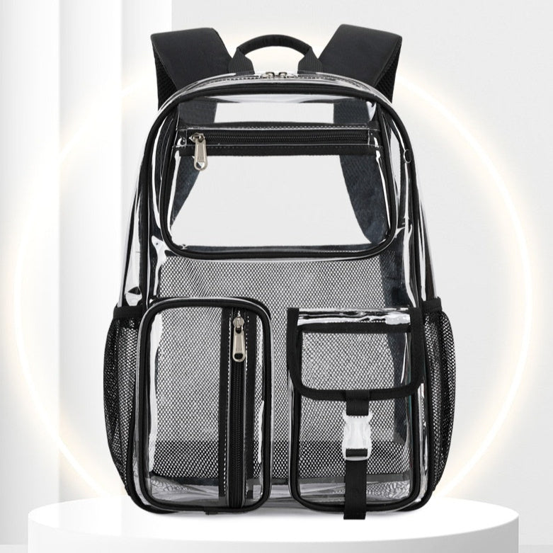 Clear Transparent Backpack – Large Capacity