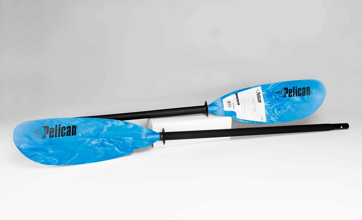 Pelican Poseidon Paddle - Aluminum Shaft with Reinforced Fiberglass Blades - Lightweight, Adjustable Kayaks Paddles - Perfect for Kayaking Boating & Kayak Fishing