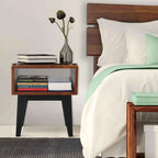 Acacia Serena Solid Wood Nightstand - Elegant and Durable Bedside Storage
