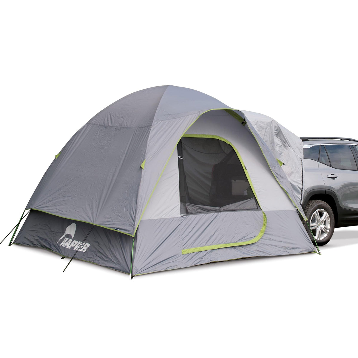 Napier Backroadz SUV Tent | 10' x 10' Vehicle Camping Tent | Fits All CUVs, SUVs, and Minivans | Sleeps 5 | Spacious, Durable, Easy Set-up | Gray/Green | Model 19100
