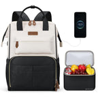 Maelstrom 15.6-17.3" Laptop Backpack with Lunch Box, Work Bag for Women Men