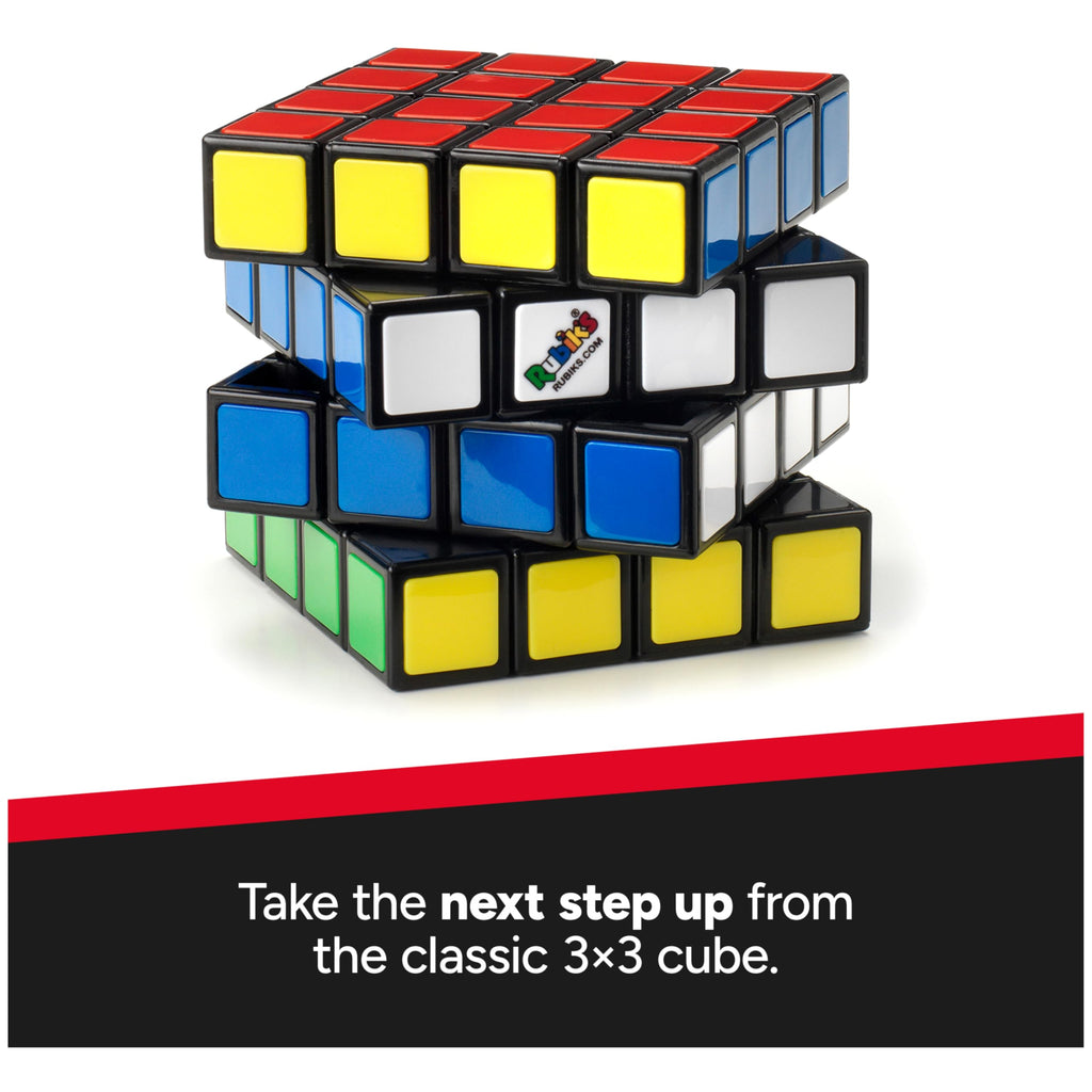 Rubik’s Cube, 4x4 Master Cube Color-Matching Puzzle, Bigger Bolder Version of the Classic, Packaging May Vary