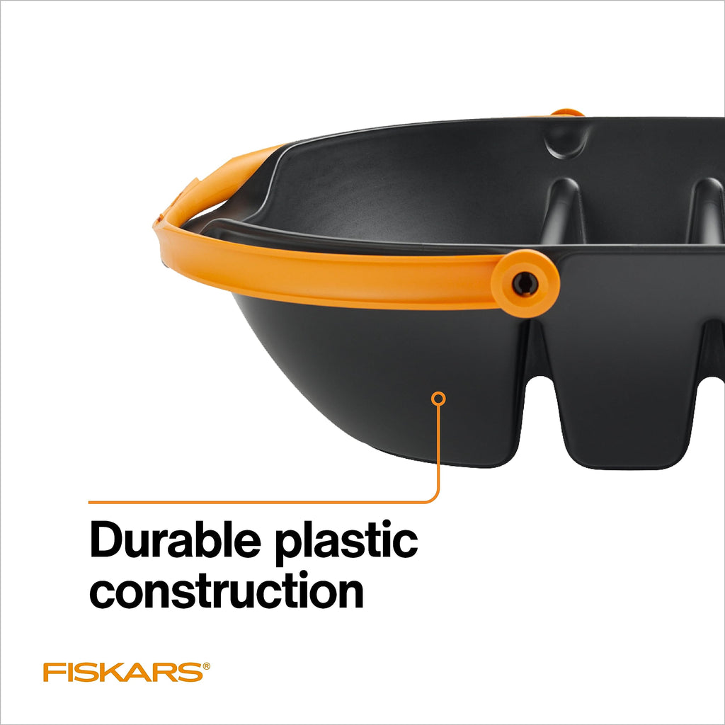 Fiskars Harvest Basket, Container for Gardening and Harvesting, Garden Tool with Ergonomic Handles and Collander