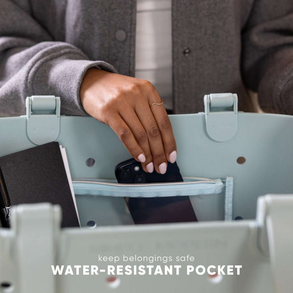 Simple Modern Waterproof Rubber Beach Bag | Extra Large | Beige