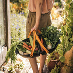 Fiskars Harvest Basket, Container for Gardening and Harvesting, Garden Tool with Ergonomic Handles and Collander