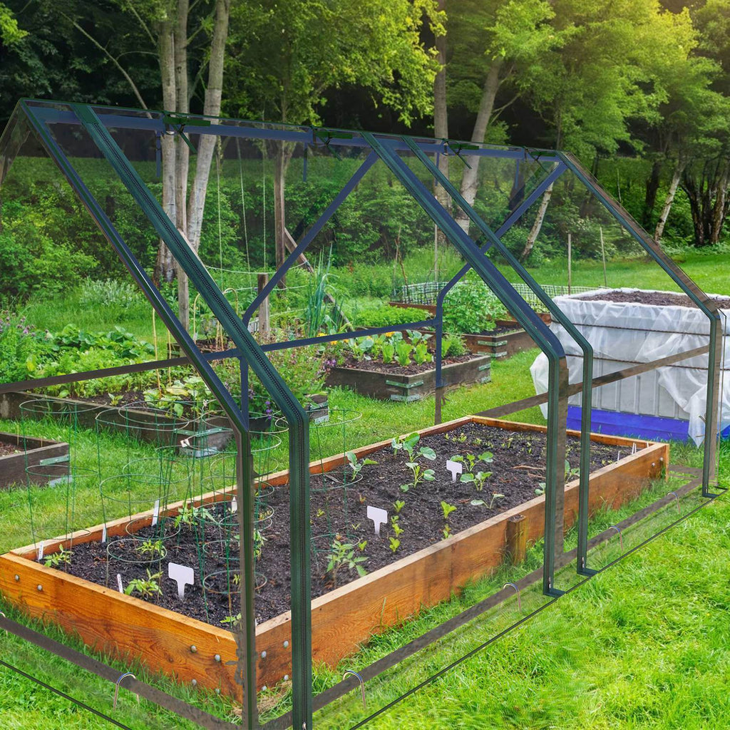 1Pc Portable Mini Greenhouse 70.86x33.46x37.4in With Roll-Up Zipper Doors Waterproof UV-Resistant PVC Cover Hot House For Indoor Outdoor Garden Patio Yard