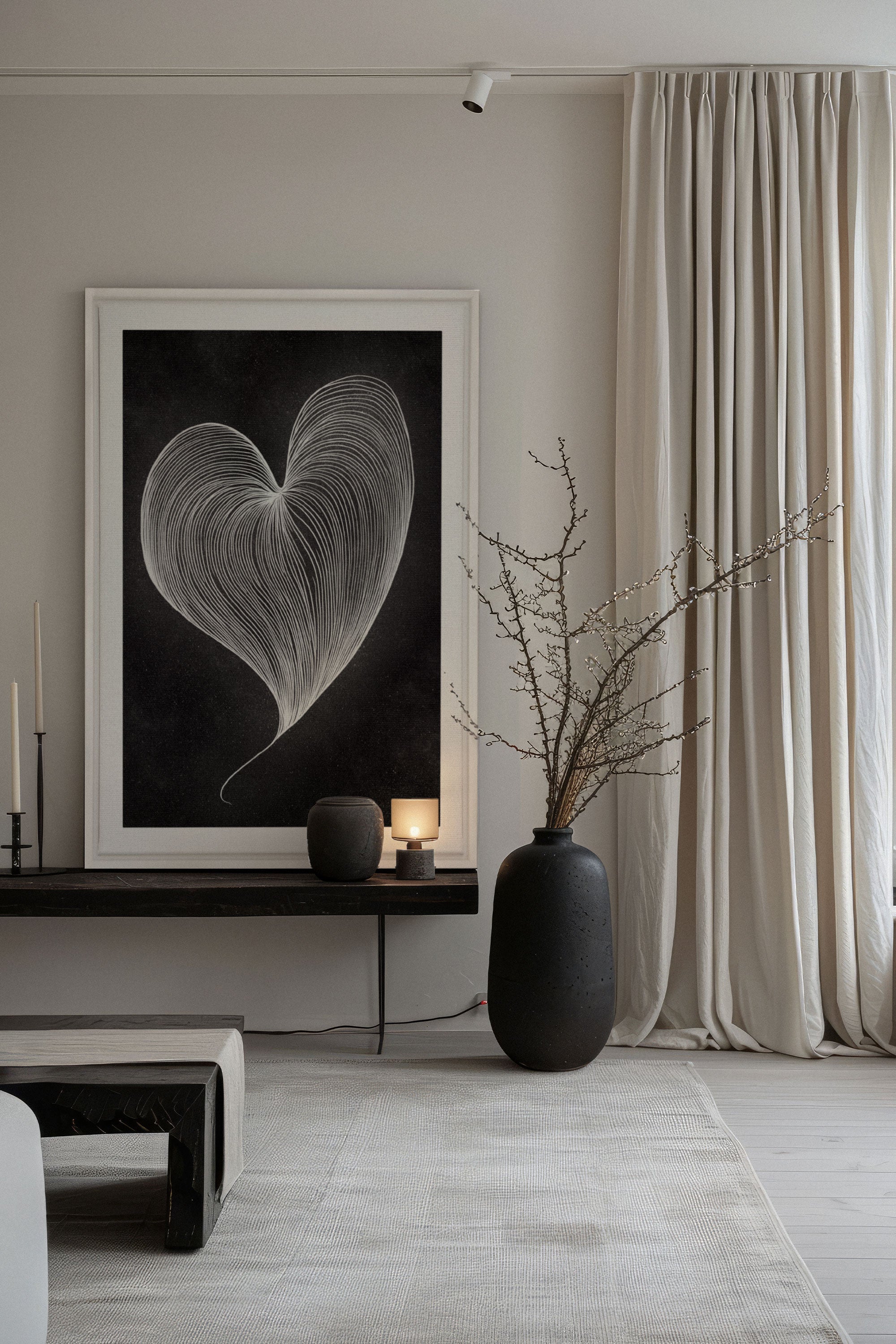 SILENT PULSE, Stretched Canvas Artwork