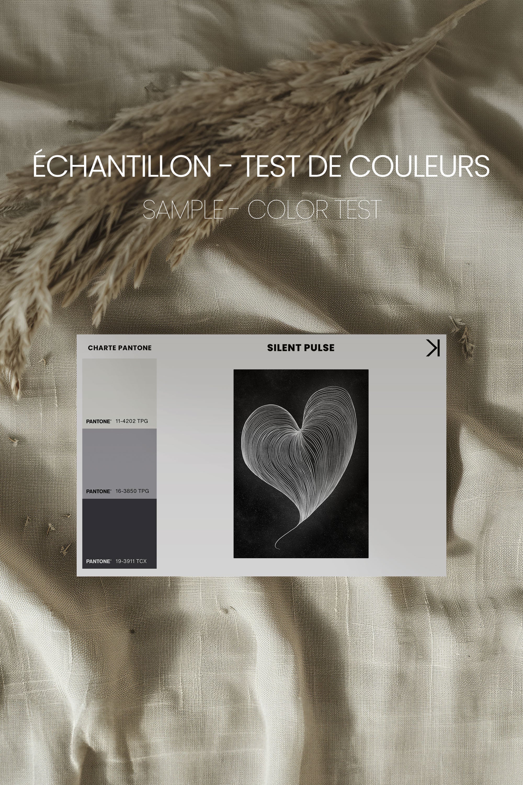 SILENT PULSE, Stretched Canvas Artwork