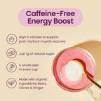 Blume Superfoods Latte - Beetroot Powder, Energy Boosting, Organic Beet Powder, Clove, Cinnamon, Ginger - Vegan, Gluten-Free - 25 Servings -Canadian Brand - As Seen on Dragons' Den