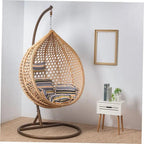 ARDYNAMIC AMARA EGG SWING CHAIR LIGHT BROWN