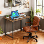 BestOffice Computer Desk,Home Office Desk Writing Study Table Modern Simple Style PC Desk with Metal Frame for Home Office