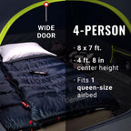Coleman Skydome 4-Person Dark Room Camping Tent