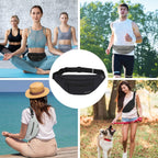 MAXTOP Large Fanny Pack for Women Men with 4-Zipper Pockets Gifts for Enjoy Festival Sports Workout Traveling Running Casual Hands-Free Water-Resistant Sling Waist Pack Bag Carrying of Phones 🍁 All In One Marketplace Canada