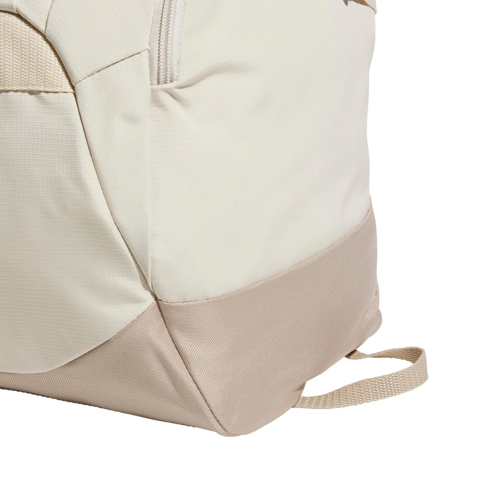 Adidas Unisex-Adult Defender 5 Small Duffel Bag, Crystal Linen/Trace Khaki, One Size Fits All